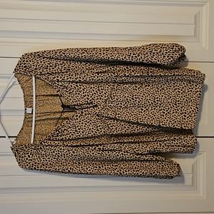 Cheetah print shirt